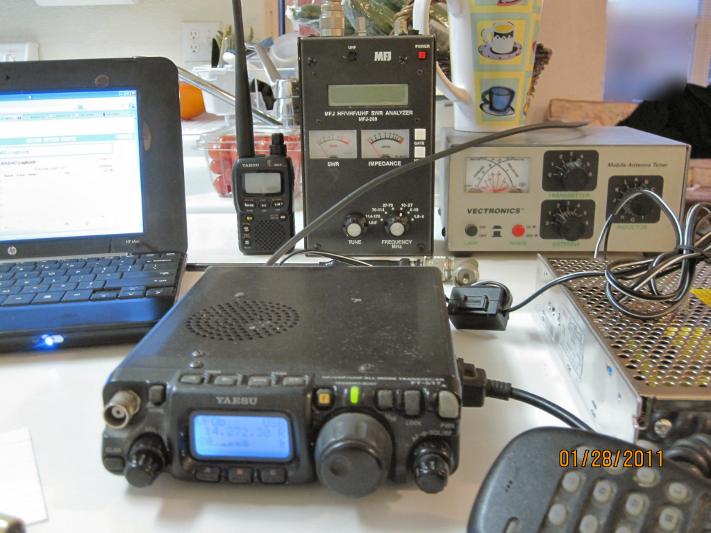Jan 2011 QRP Setup